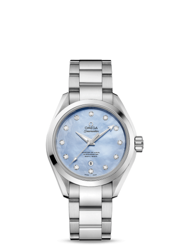 Omega Seamaster Aqua Terra 150M Master Co-Axial 34 Stainless Steel / Blue MOP / Bracelet